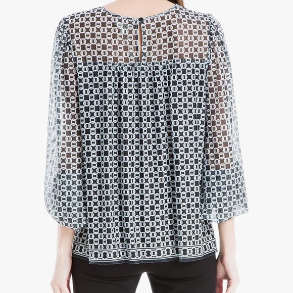 Max Studio Mesh Blouse size XL - Picture 2 of 3